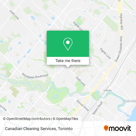 Canadian Cleaning Services map