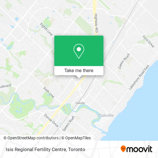 Isis Regional Fertility Centre map