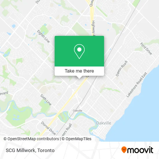 SCG Millwork map