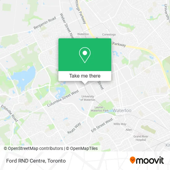 Ford RND Centre map