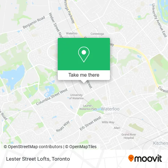 Lester Street Lofts map