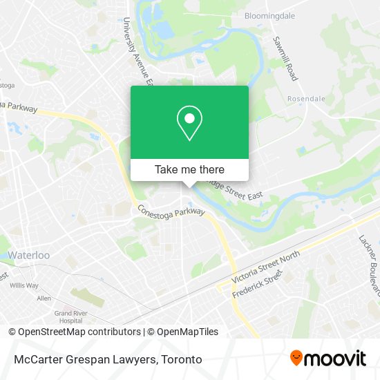 McCarter Grespan Lawyers map