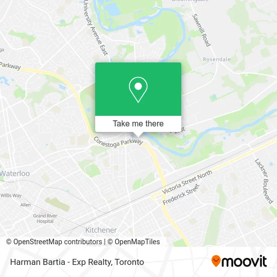 Harman Bartia - Exp Realty map