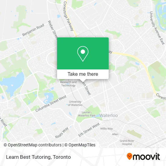 Learn Best Tutoring map