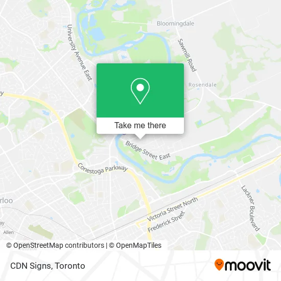 CDN Signs map