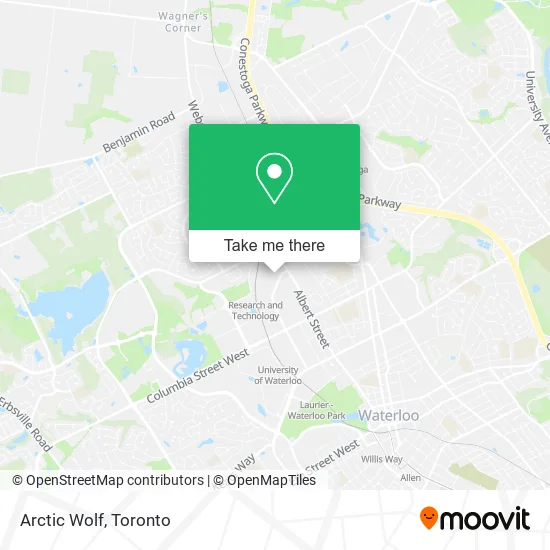 Arctic Wolf map