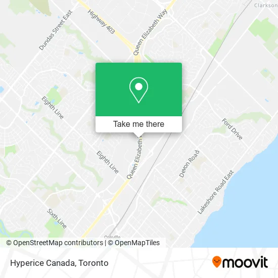 Hyperice Canada map