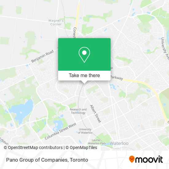 Pano Group of Companies map