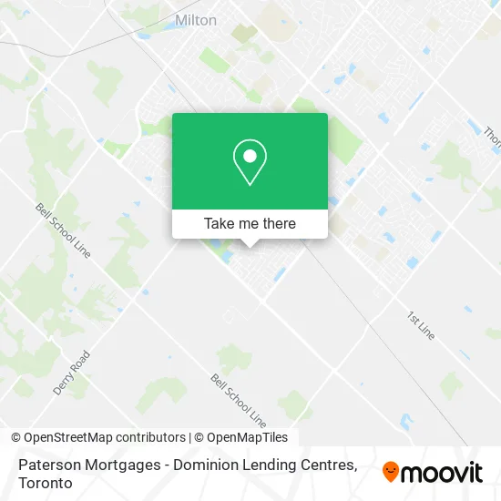 Paterson Mortgages - Dominion Lending Centres map