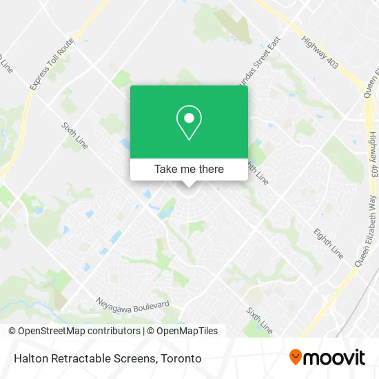 Halton Retractable Screens map