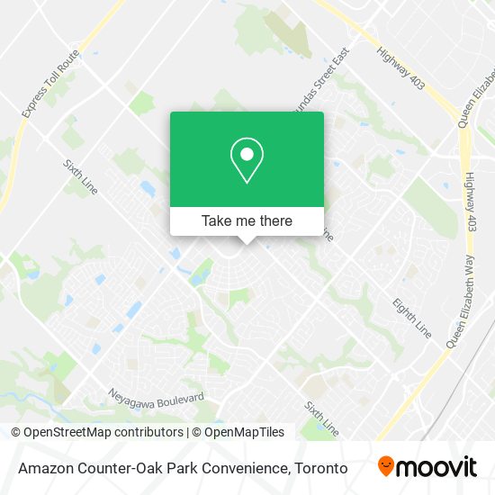 Amazon Counter-Oak Park Convenience plan