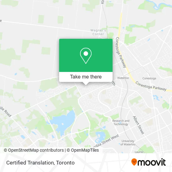 Certified Translation map