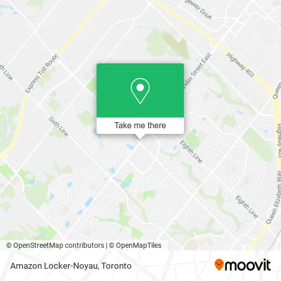 Amazon Locker-Noyau map