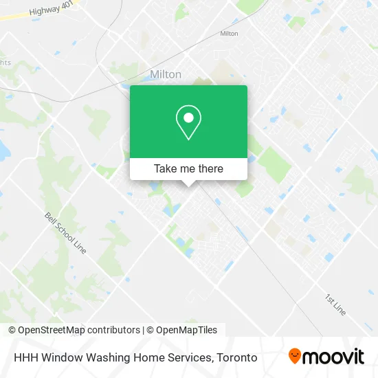 HHH Window Washing Home Services map