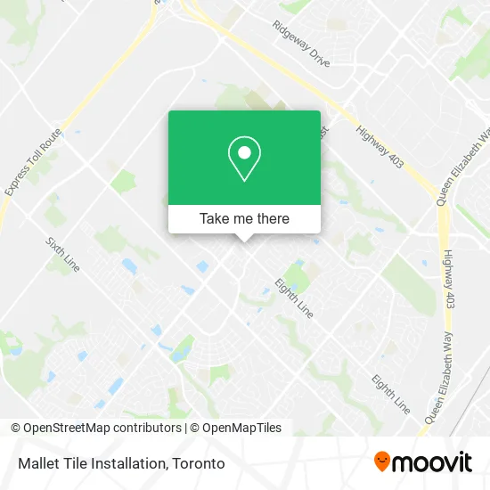 Mallet Tile Installation map