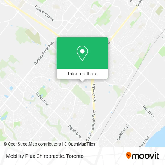 Mobility Plus Chiropractic map