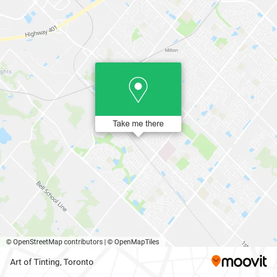 Art of Tinting map