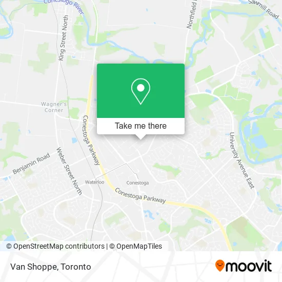 Van Shoppe map