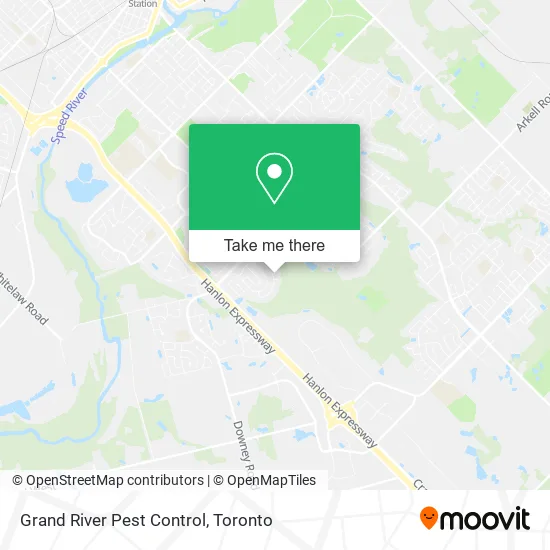Grand River Pest Control map
