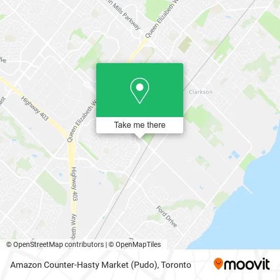 Amazon Counter-Hasty Market (Pudo) map