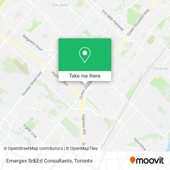 Emergex Sr&Ed Consultants map