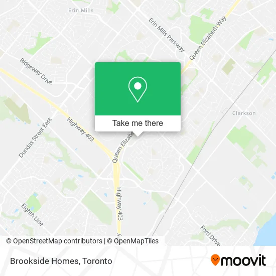 Brookside Homes map