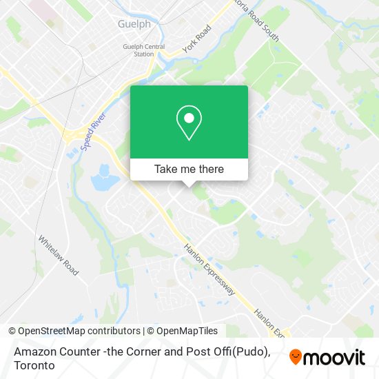 Amazon Counter -the Corner and Post Offi(Pudo) map
