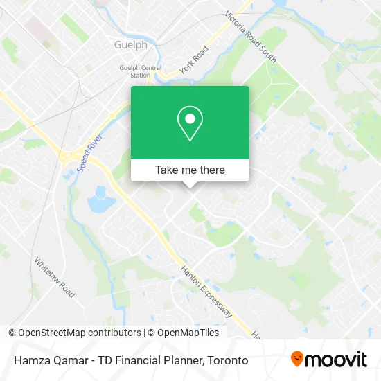 Hamza Qamar - TD Financial Planner map