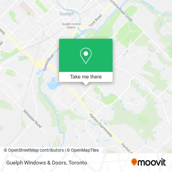 Guelph Windows & Doors map