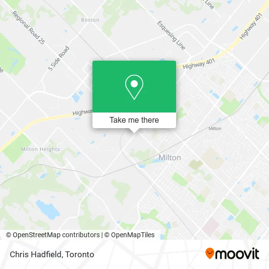 Chris Hadfield map
