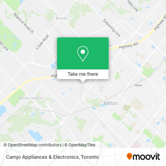 Camjo Appliances & Electronics map