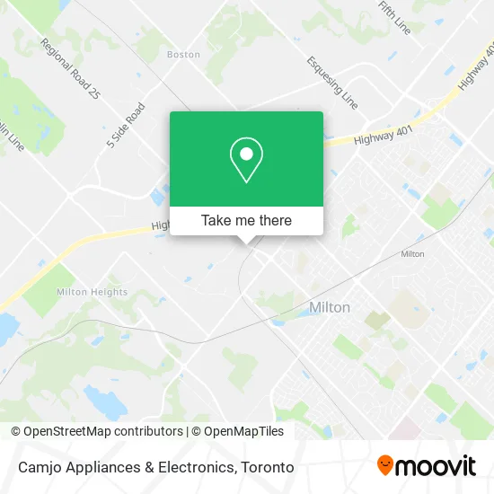 Camjo Appliances & Electronics map