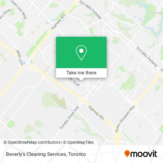 Beverly's Cleaning Services map