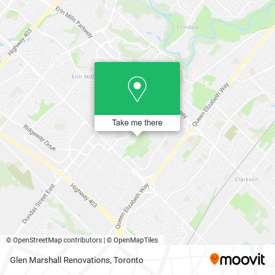 Glen Marshall Renovations map