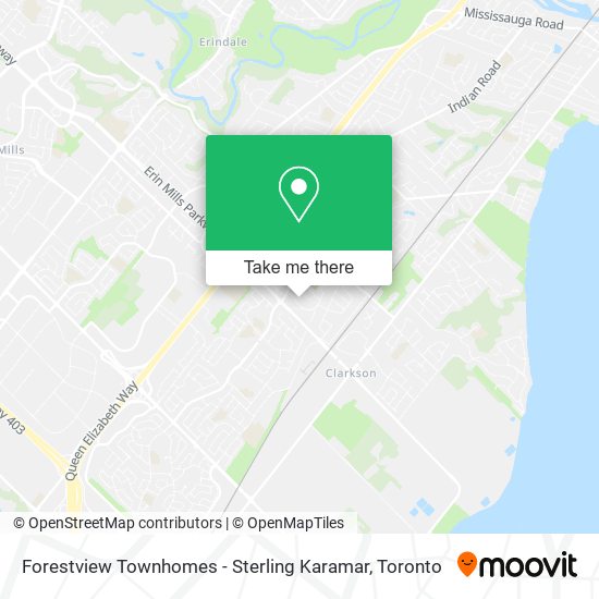 Forestview Townhomes - Sterling Karamar map