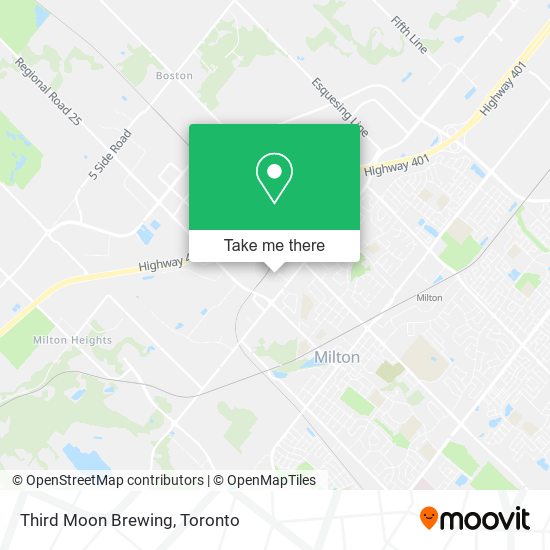 Third Moon Brewing map