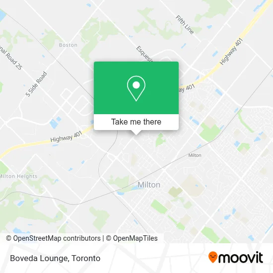 Boveda Lounge map
