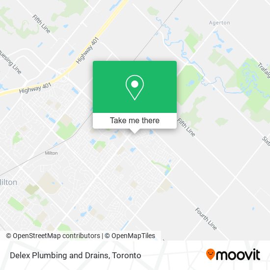 Delex Plumbing and Drains map