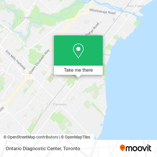 Ontario Diagnostic Center map