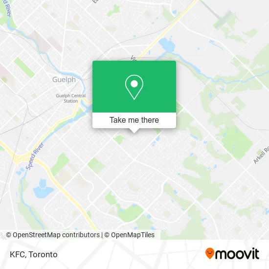 KFC map