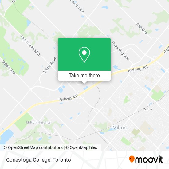 Conestoga College map