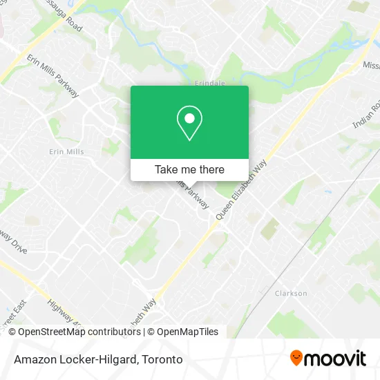 Amazon Locker-Hilgard map