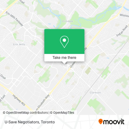 U-Save Negotiators map