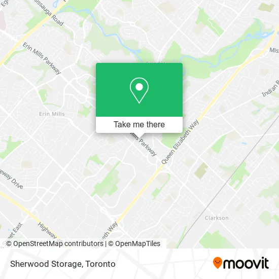 Sherwood Storage map