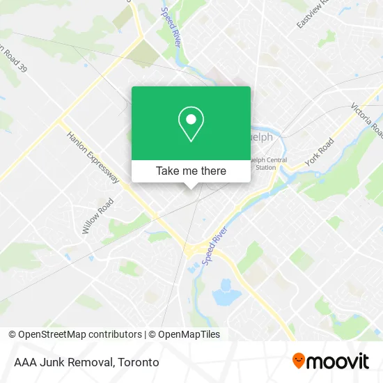AAA Junk Removal map