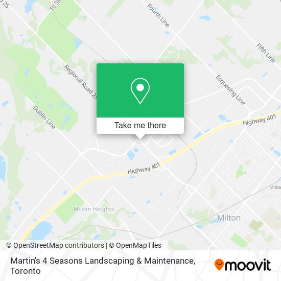 Martin's 4 Seasons Landscaping & Maintenance map