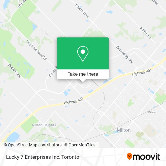 Lucky 7 Enterprises Inc map