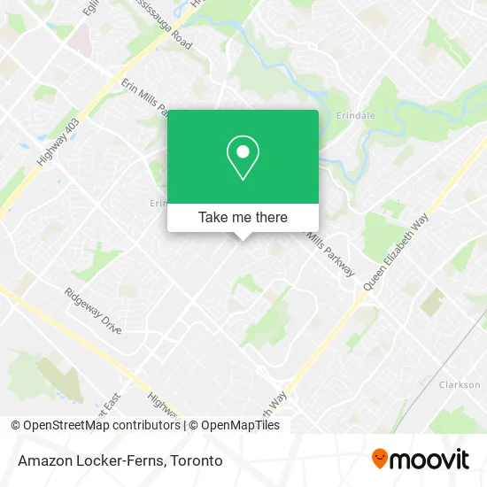 Amazon Locker-Ferns map