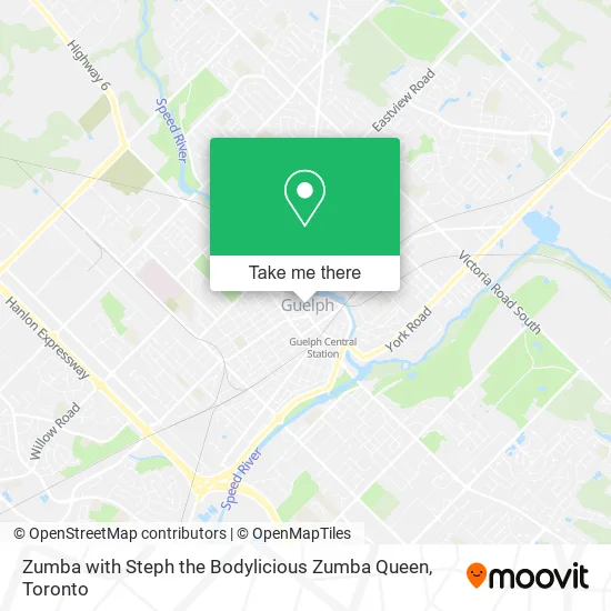 Zumba with Steph the Bodylicious Zumba Queen map