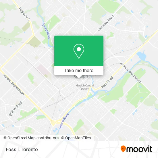 Fossil map